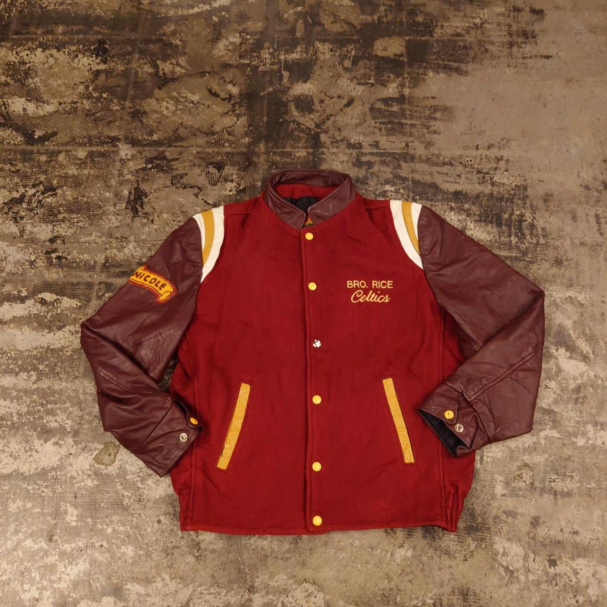 BRO. RICE “CELTICS” レタードジャケット　 #和歌山古着