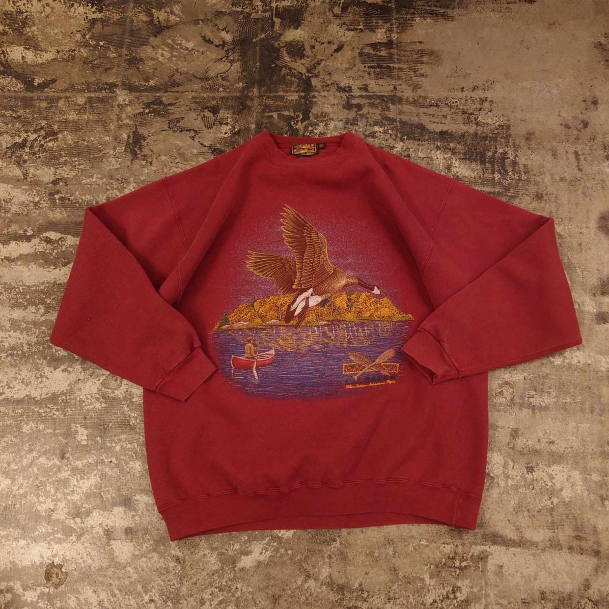 Eddie Bauer　アウトドアプリントスウェット　 #和歌山古着