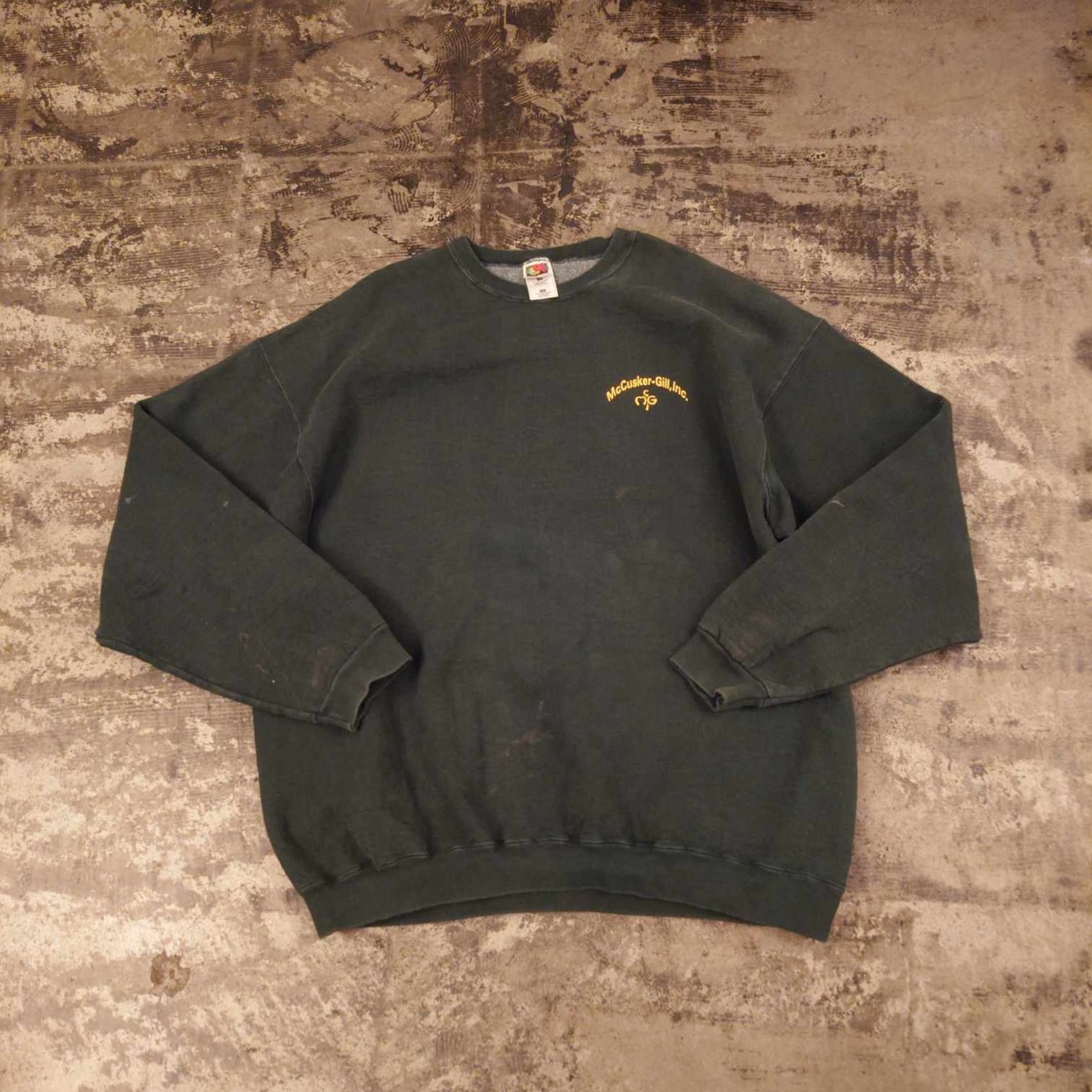 FRUIT OF THE LOOM　企業ロゴプリントスウェット　 #和歌山古着