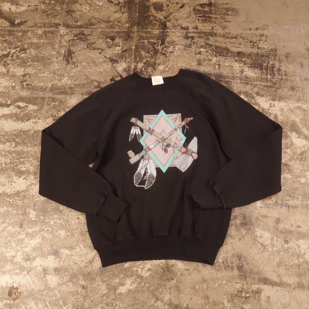 Lee USA製 ネイティブ柄 プリントスウェット　 #和歌山古着
