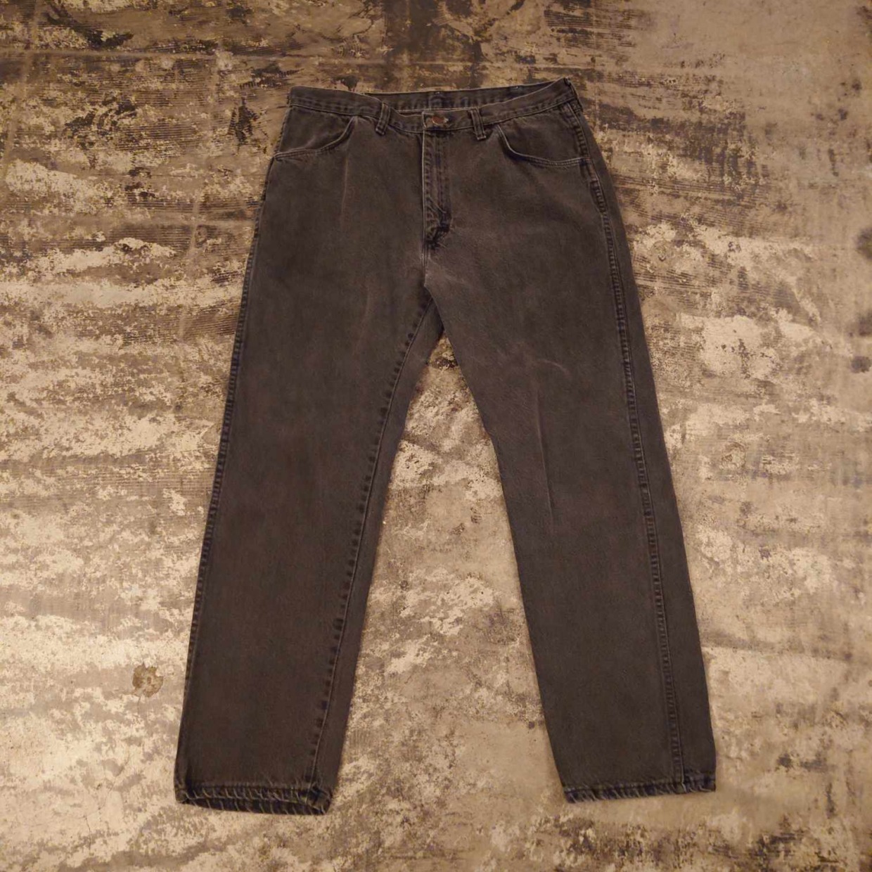 RUSTLER ブラックデニムパンツ USA製　＃和歌山古着屋