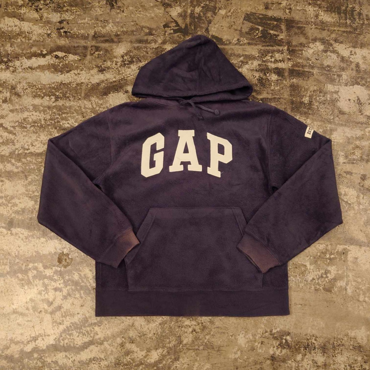 GAP フリースパーカー ロゴ刺繍　 #和歌山古着