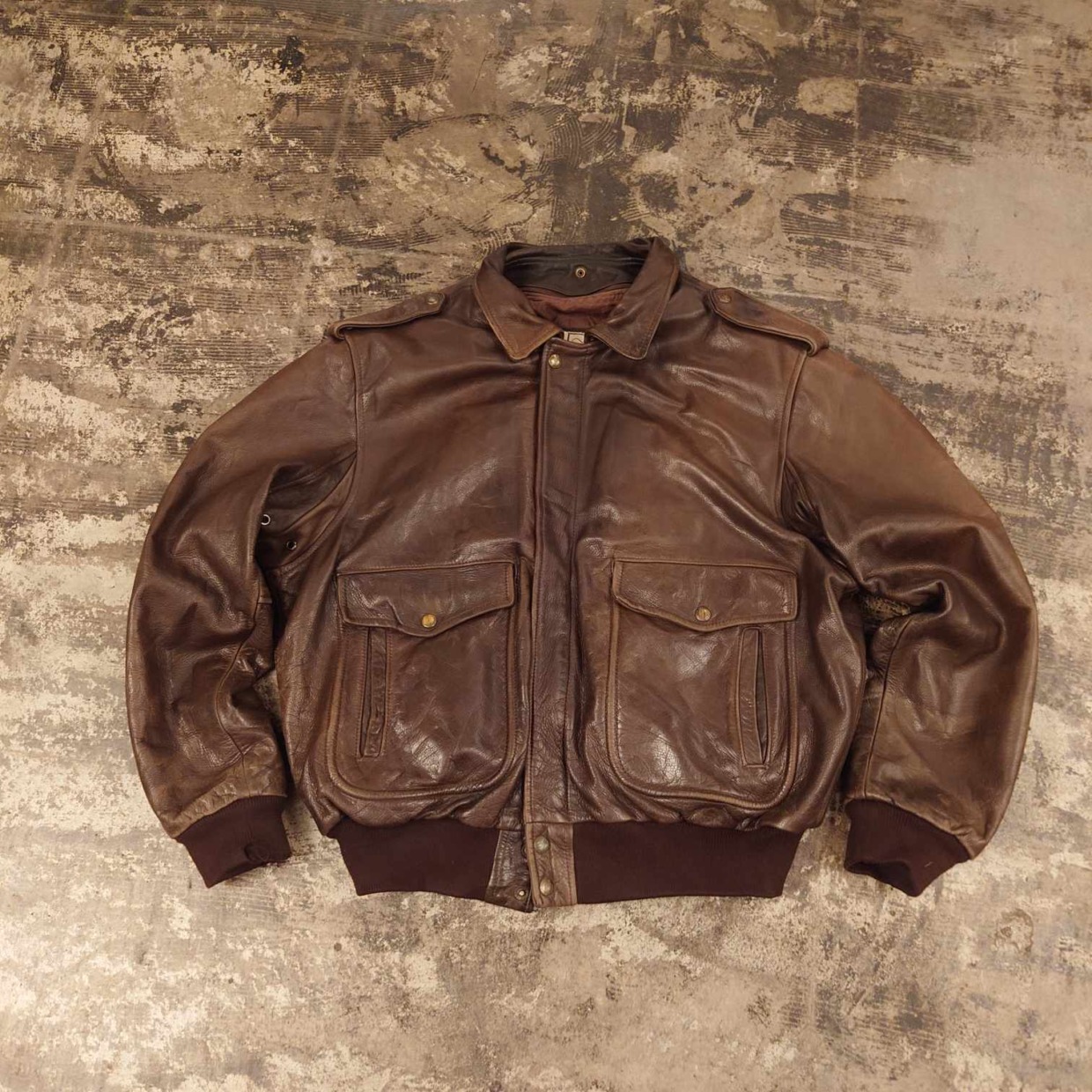 HELSTON’S レザーフライトジャケット フランス製　 #和歌山古着