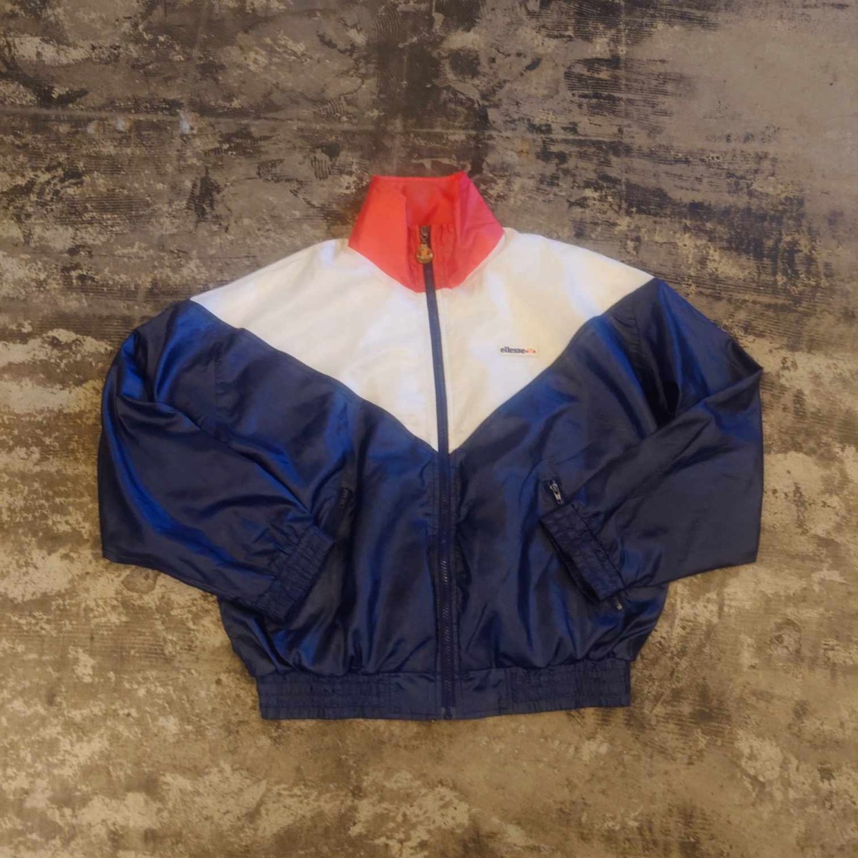 ellesse トリコロール ナイロン トラックジャケット　 #和歌山古着