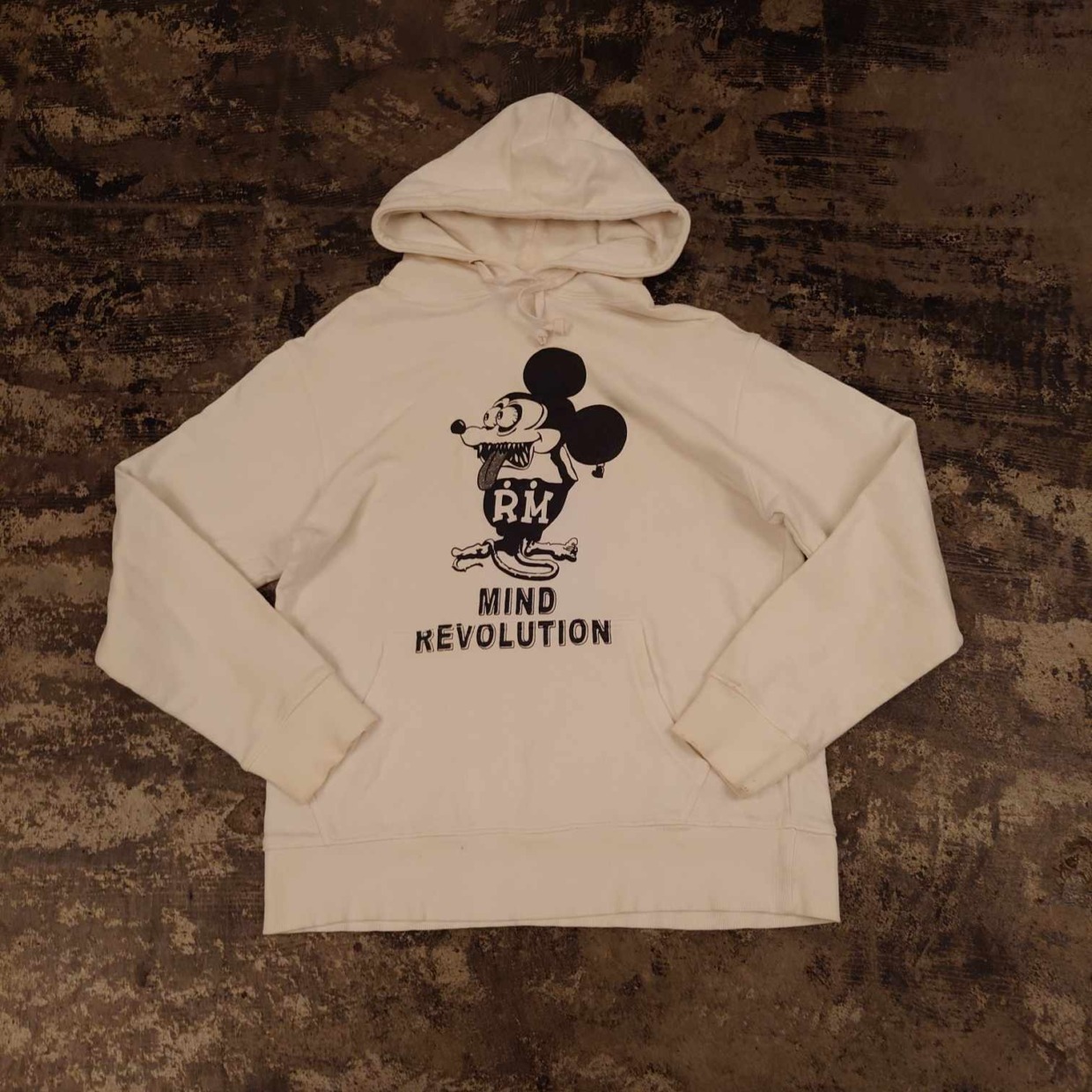 United Athle プリントスウェットパーカー　＃和歌山古着