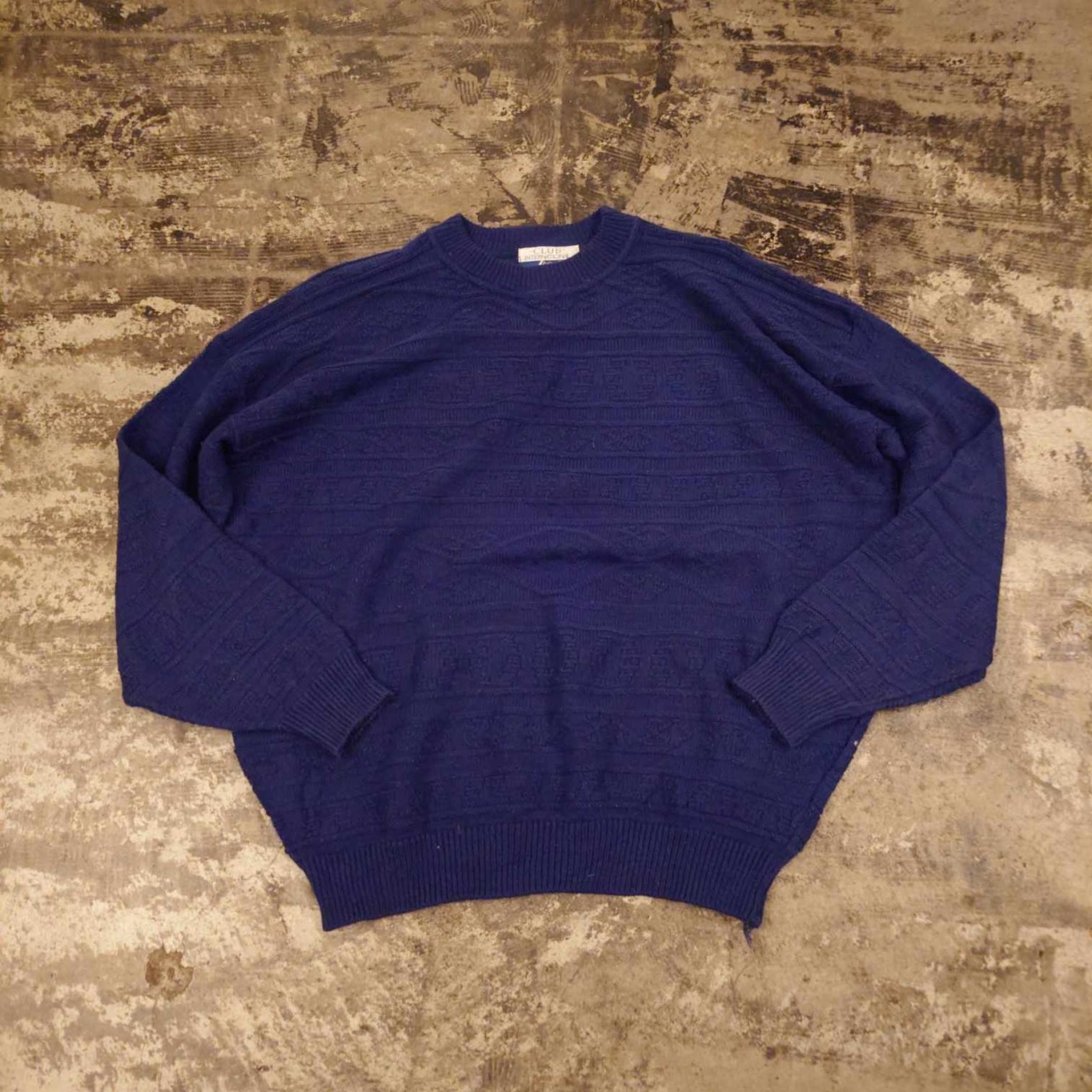 CLUB INTERNATIONAL 総柄ニット　#和歌山古着屋