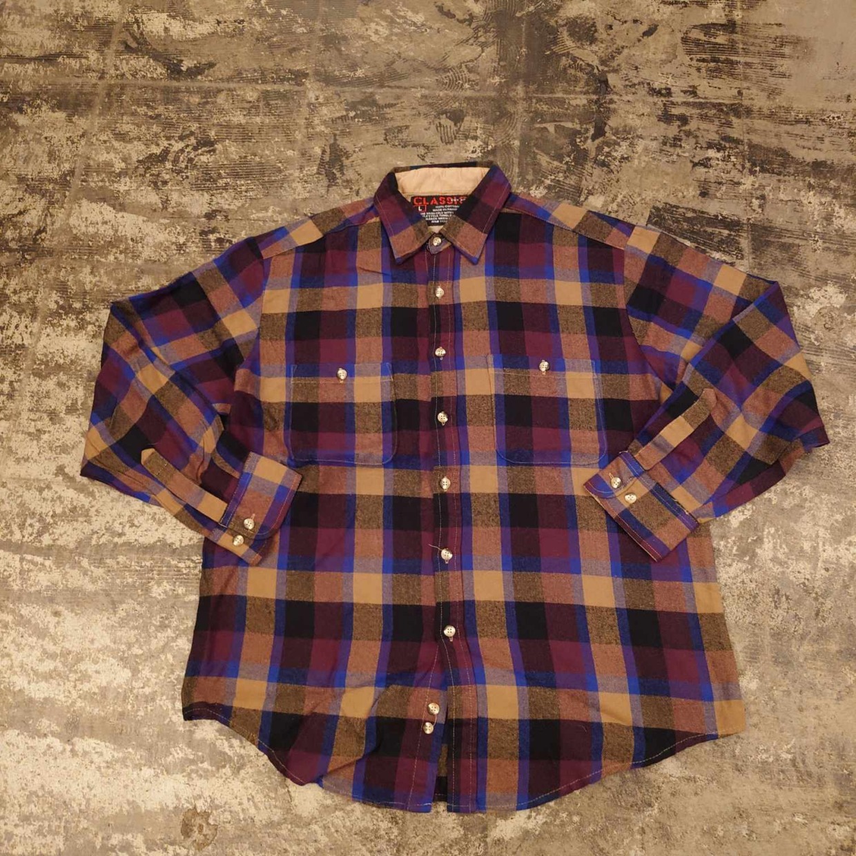 CLASSIC チェックネルシャツ　 #和歌山古着