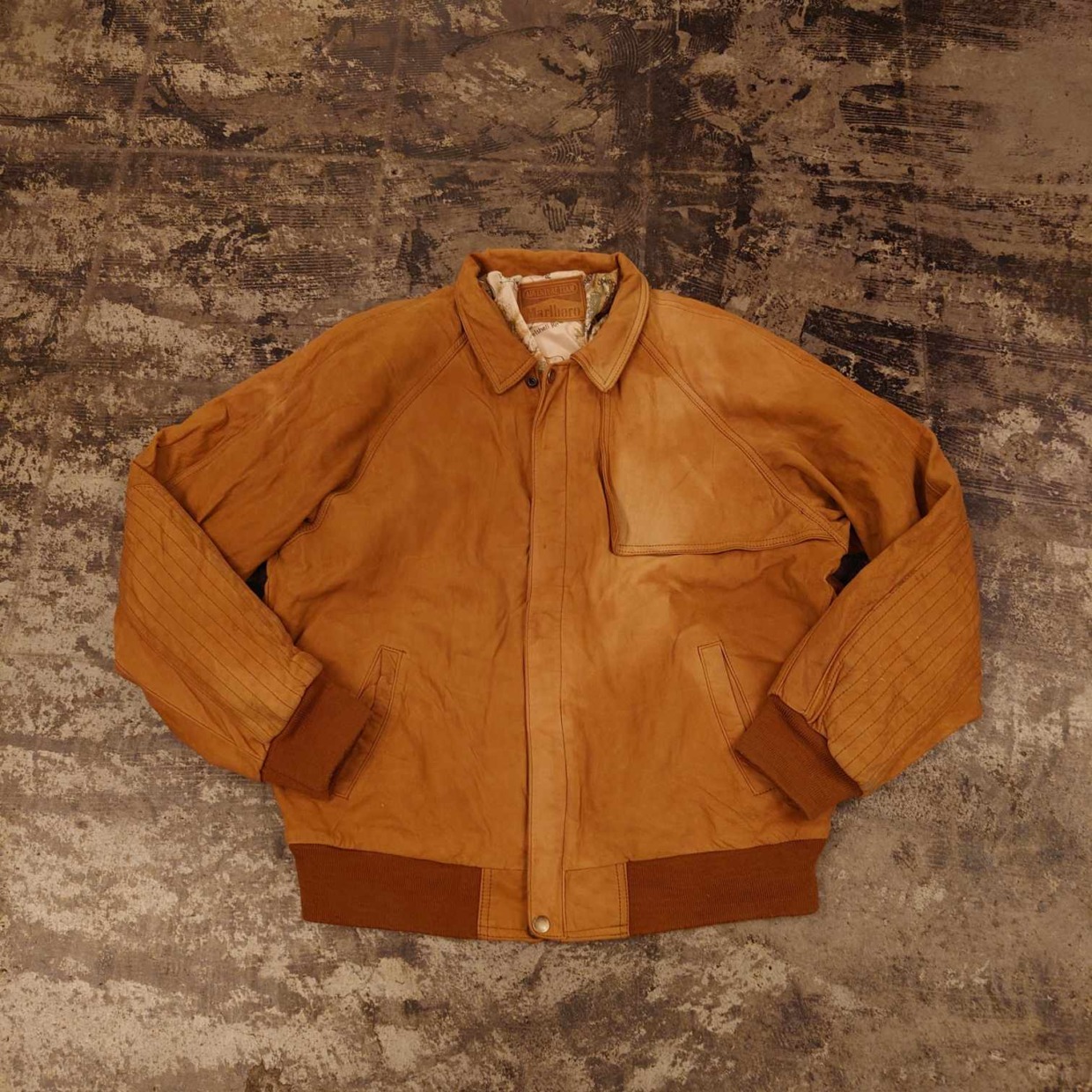 Marlboro ADVENTURE TEAM レザージャケット　 #和歌山古着