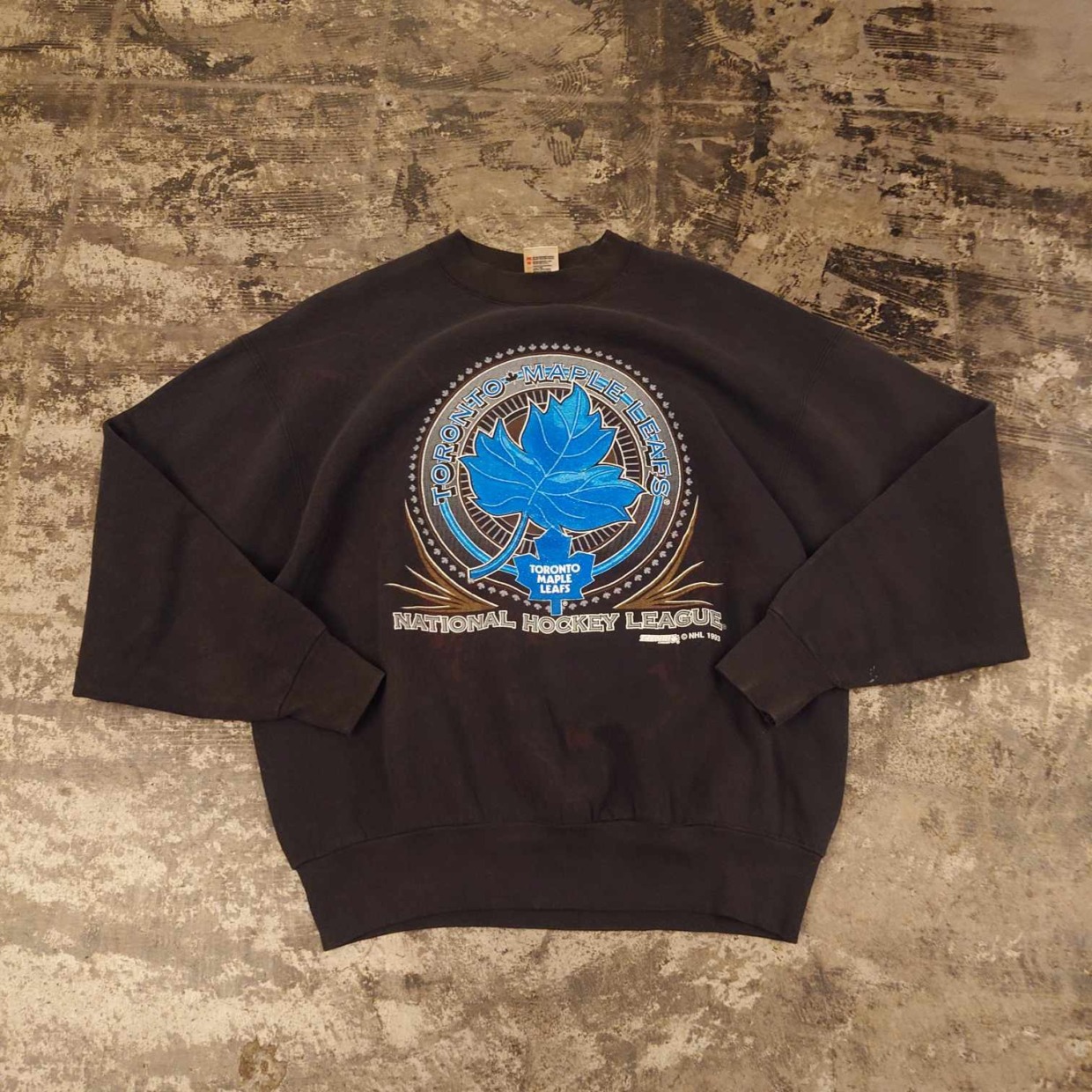 90s FRUIT OF THE LOOM プリントスウェット　 #和歌山古着