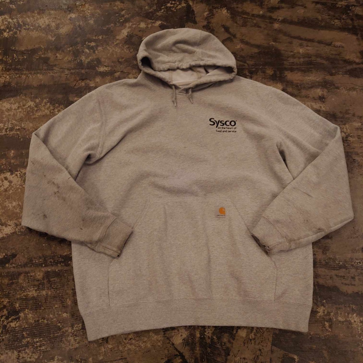 Carhartt × Sysco プリント スウェットパーカー　＃和歌山古着