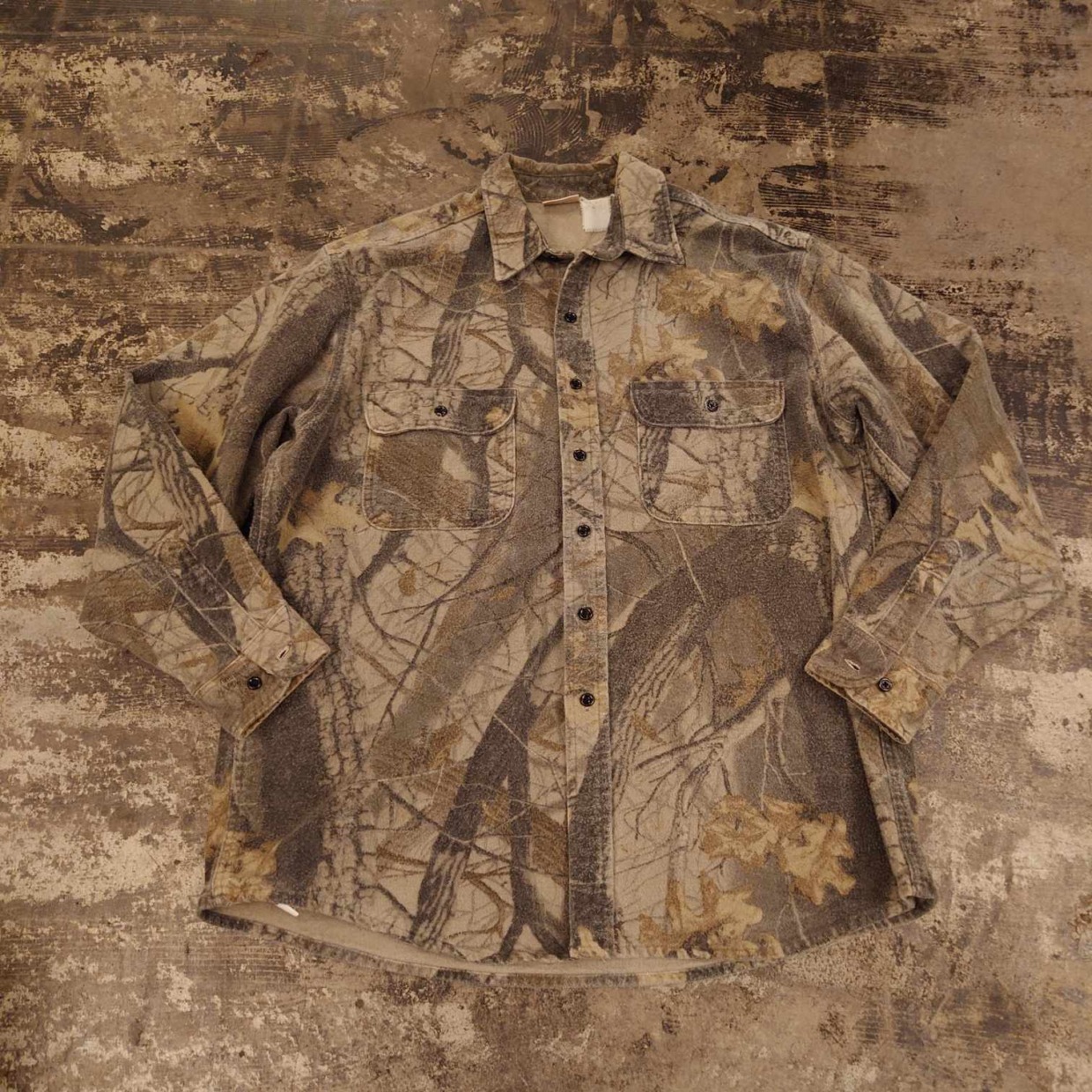 FIVE BROTHER リアルツリー カモ柄 フランネルシャツ　 #和歌山古着