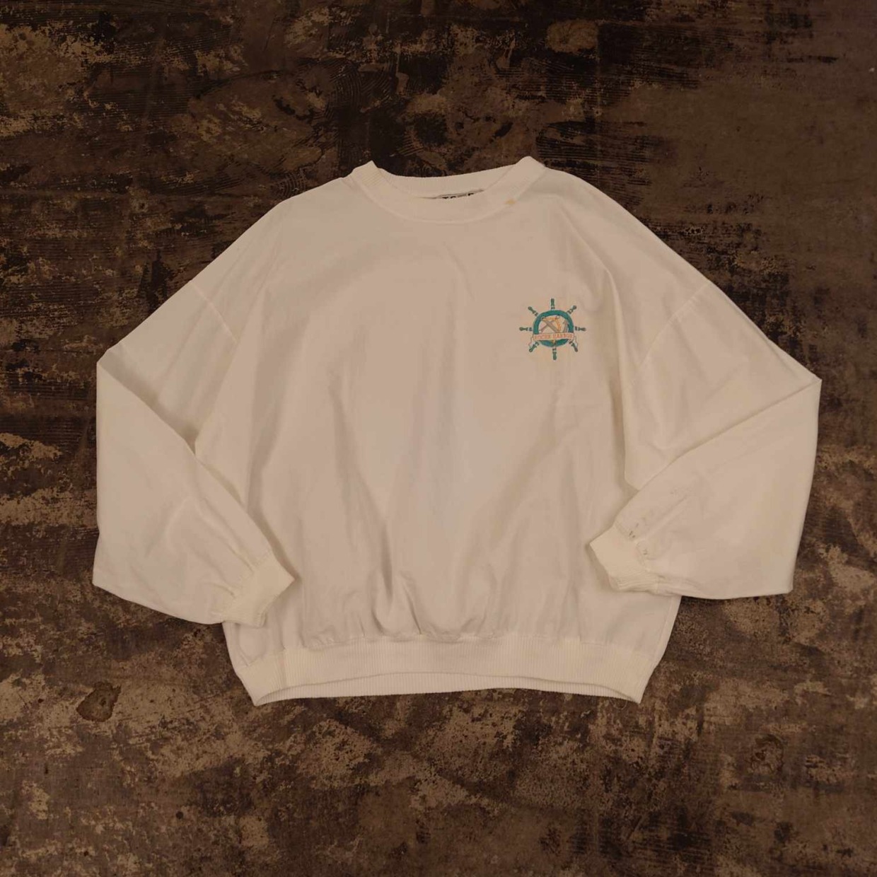 ICD For Action 刺繍ロゴ コットンカットソー USA製　 #和歌山古着