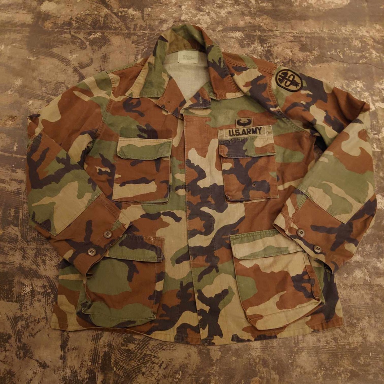 U.S. ARMY ウッドランドカモ BDUジャケット　 #和歌山古着