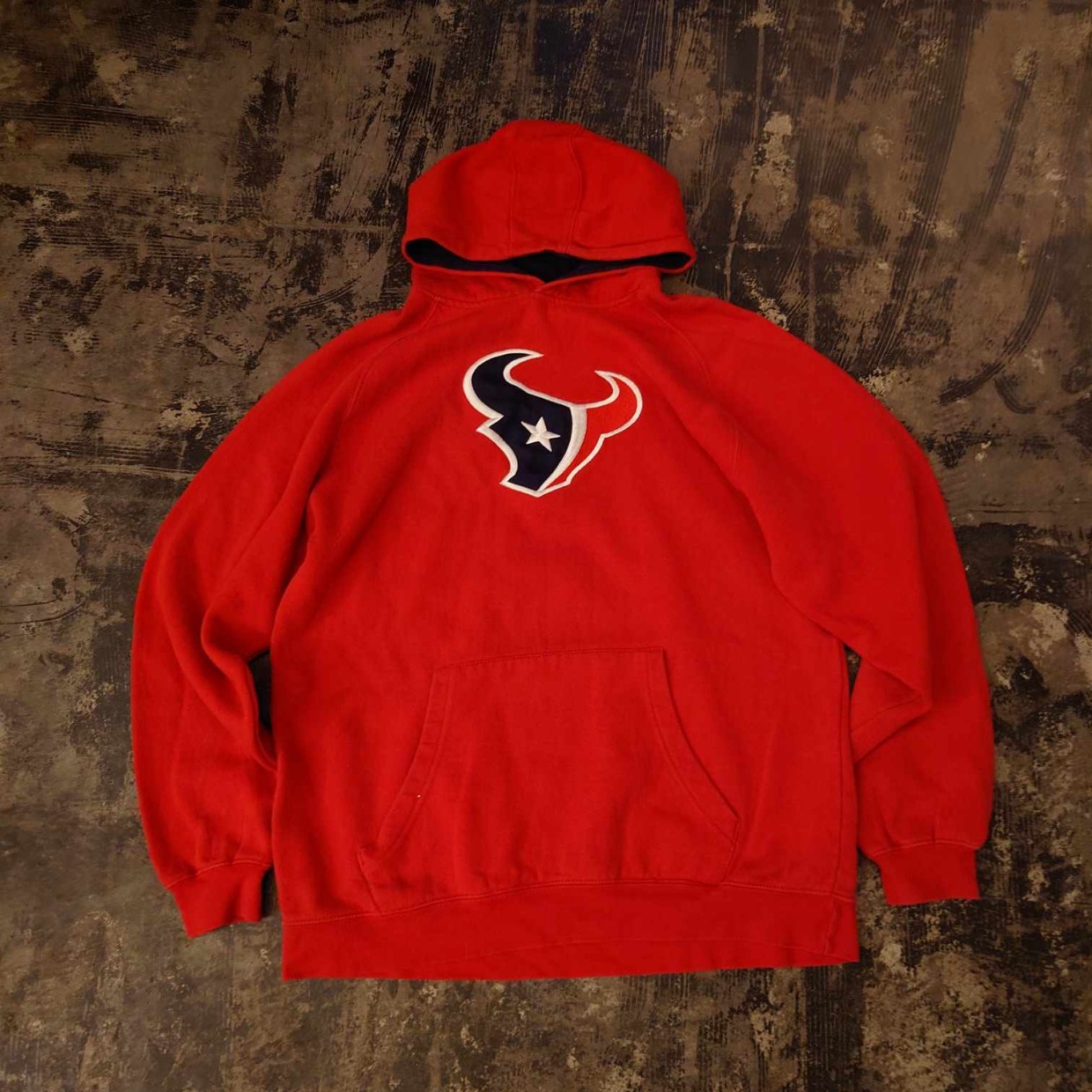 HOUSTON TEXANS ロゴ刺繍 プルオーバーパーカー　＃和歌山古着