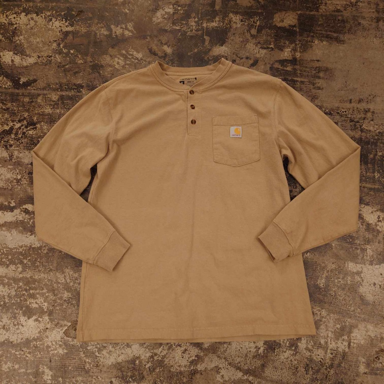 Carhartt ヘンリーネック ロングスリーブTシャツ　 #和歌山古着