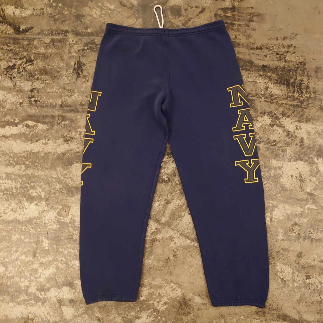 NAVY プリント スウェットパンツ USA製　＃和歌山古着屋