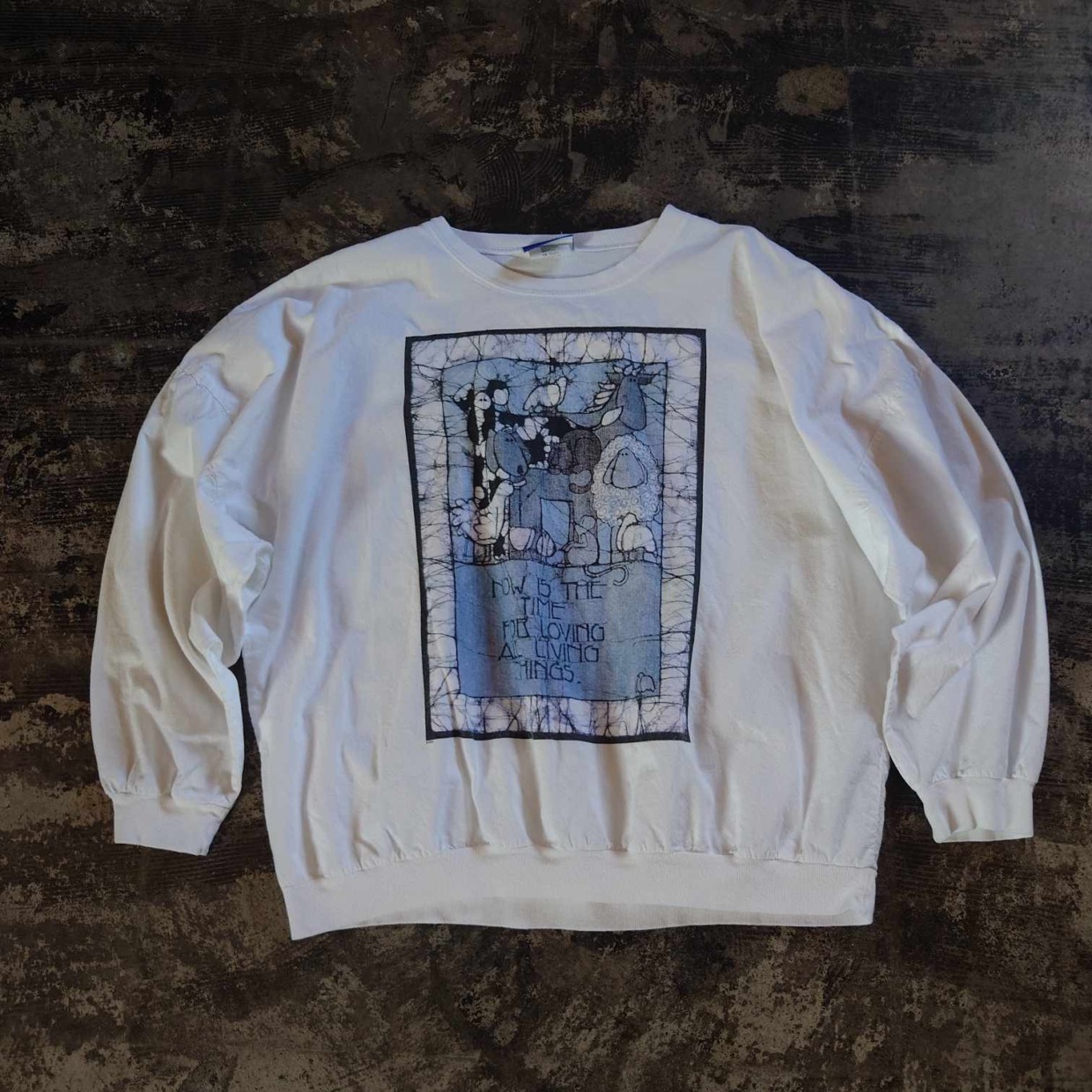 CottonTops アートプリントスウェット USA製　 #和歌山古着