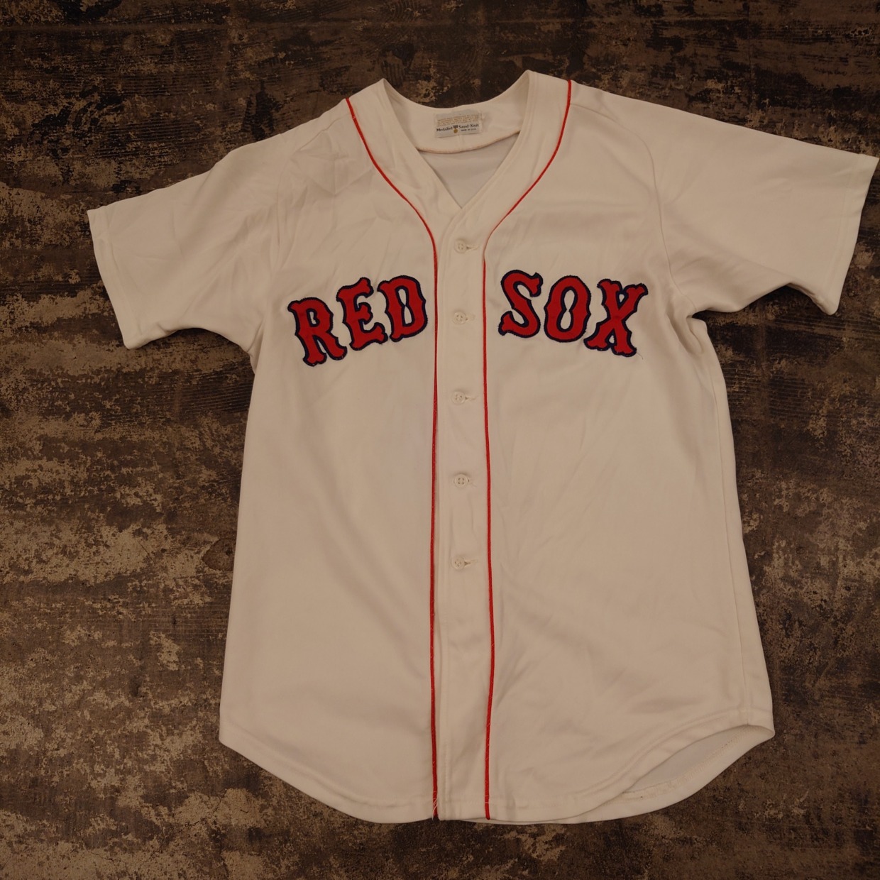 Medalist Sand-Knit USA製 RED SOX ベースボールシャツ　＃和歌山古着屋