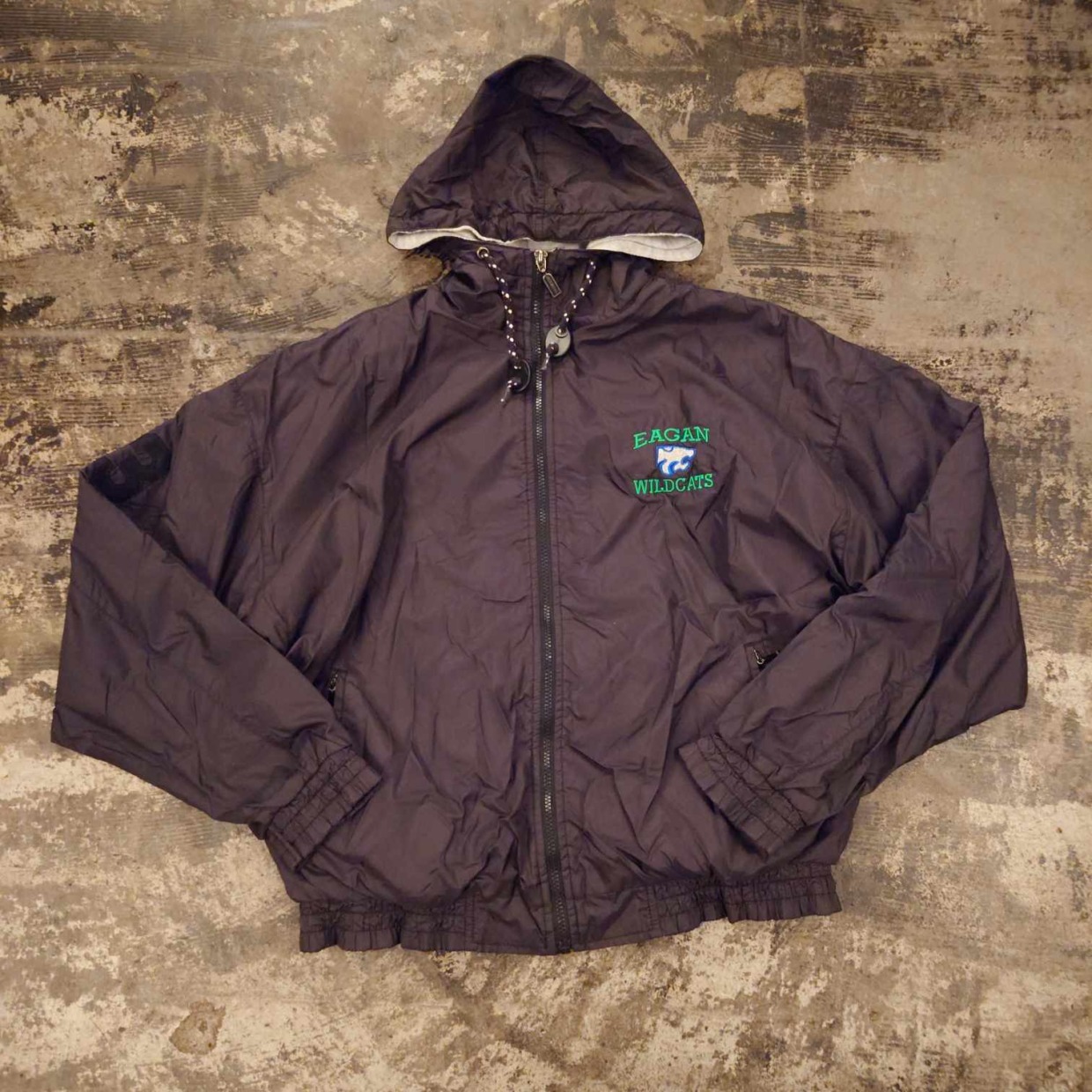 Holloway EAGAN WILDCATS ナイロンフーディージャケット　 #和歌山古着