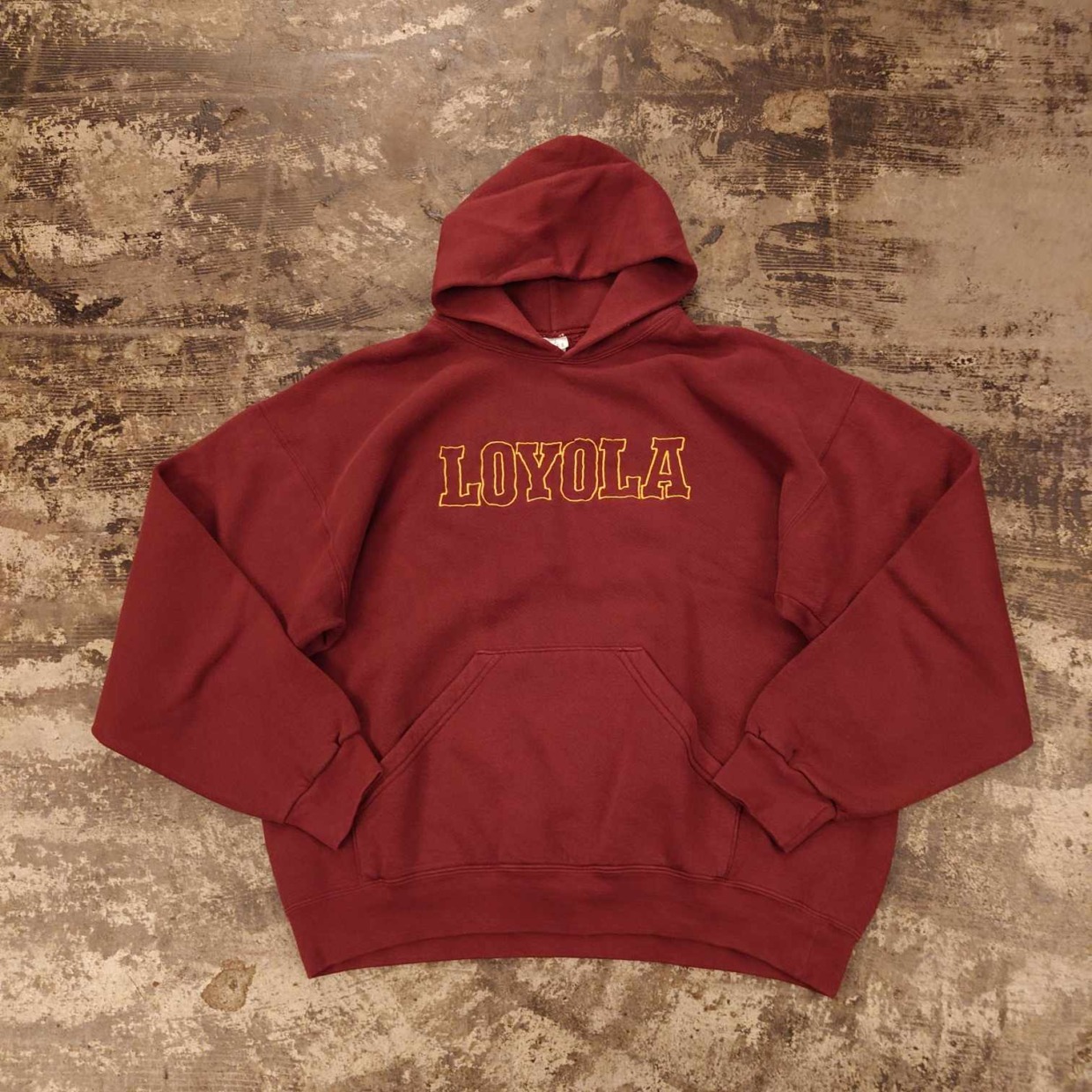 LOYOLA カレッジロゴ スウェットパーカー　＃和歌山古着