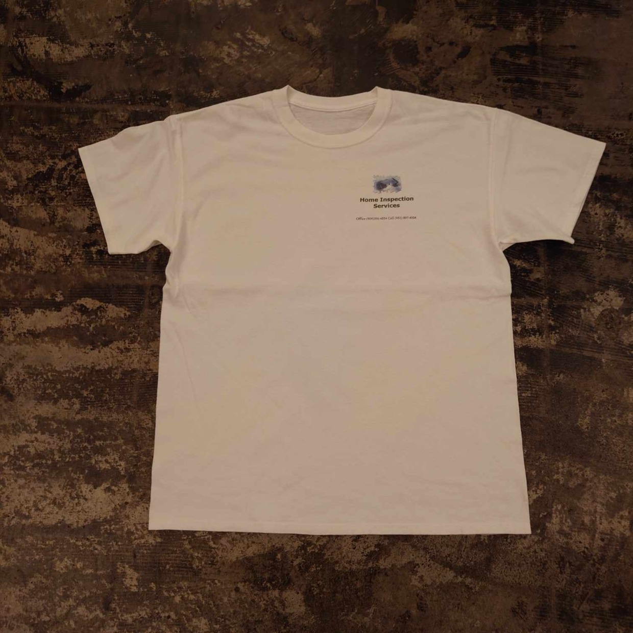 Home Inspection Services 企業ロゴプリントT　 #和歌山古着