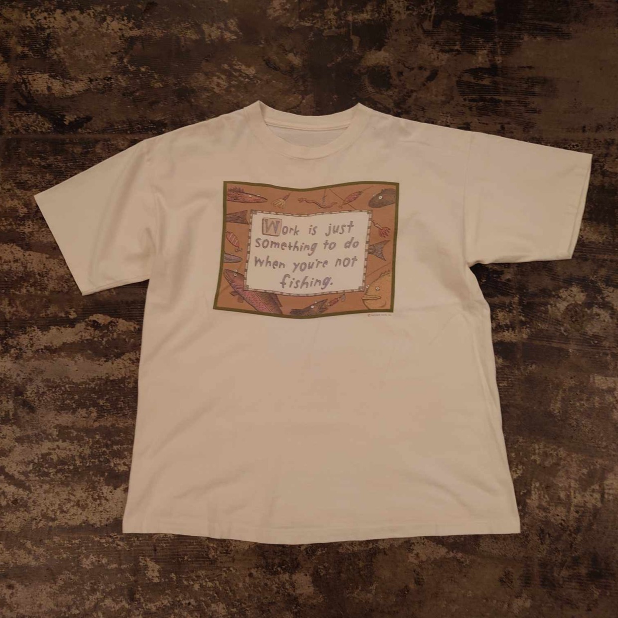 Hallmark メッセージプリントTシャツ　 #和歌山古着