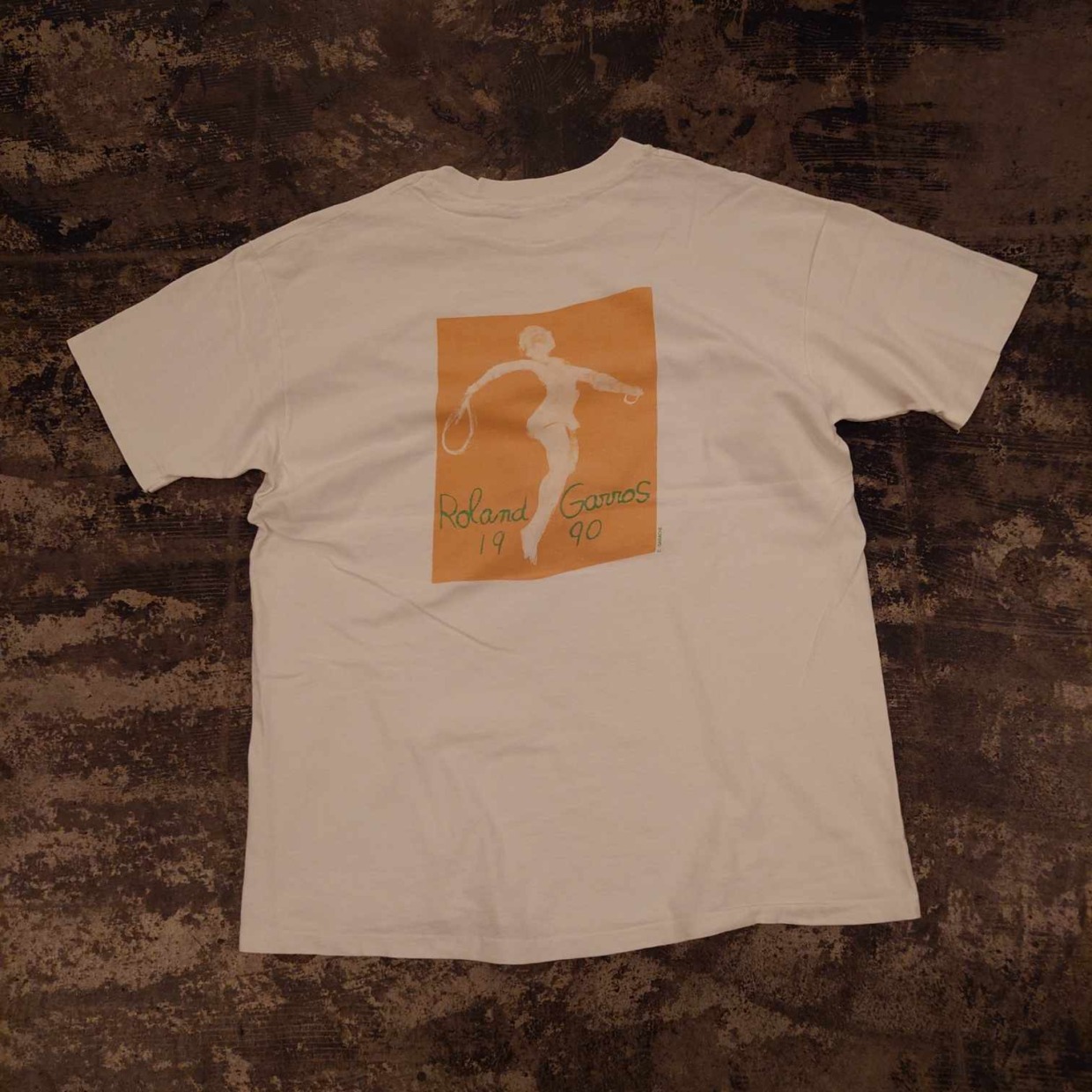 90s Roland Garros 1990 プリントTシャツ　 #和歌山古着