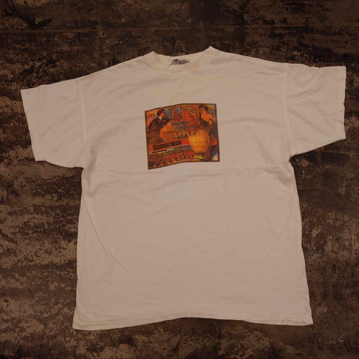 FRANICH BROS. PAJARO VALLEY APPLES プリントT　 #和歌山古着