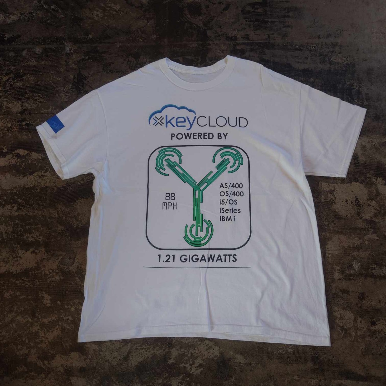 90s 企業T KEYCLOUD IBM iSeries プリントTシャツ　 #和歌山古着