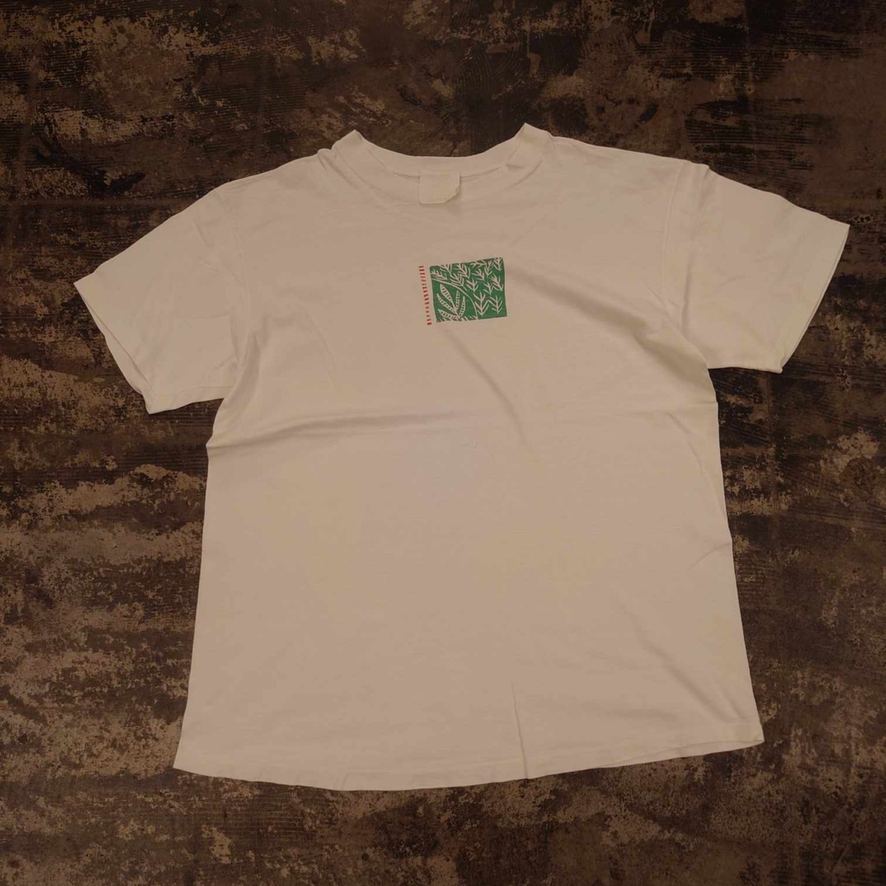 ESPRIT ロゴプリントTシャツ ホワイト　 #和歌山古着