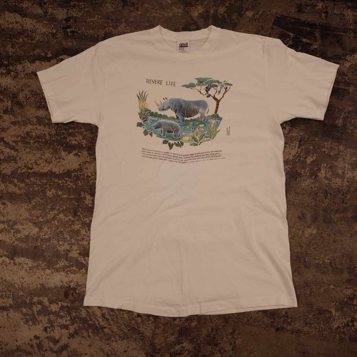 REVER LIFE サイ プリントTシャツ　 #和歌山古着