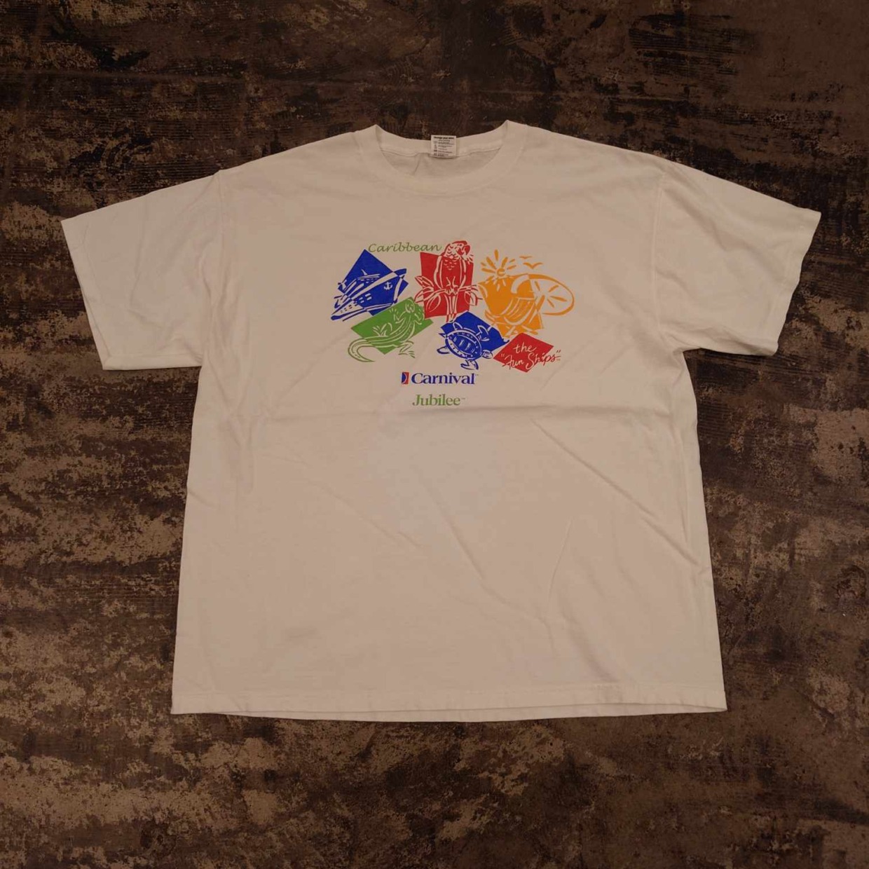 90s DELTA Carnival Jubilee プリントTシャツ　 #和歌山古着