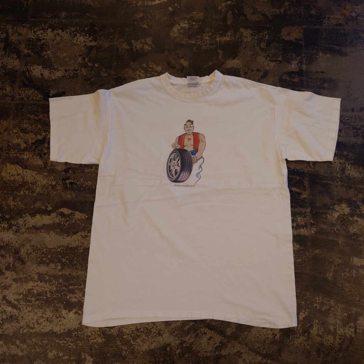 B&C フロントプリントTシャツ　 #和歌山古着