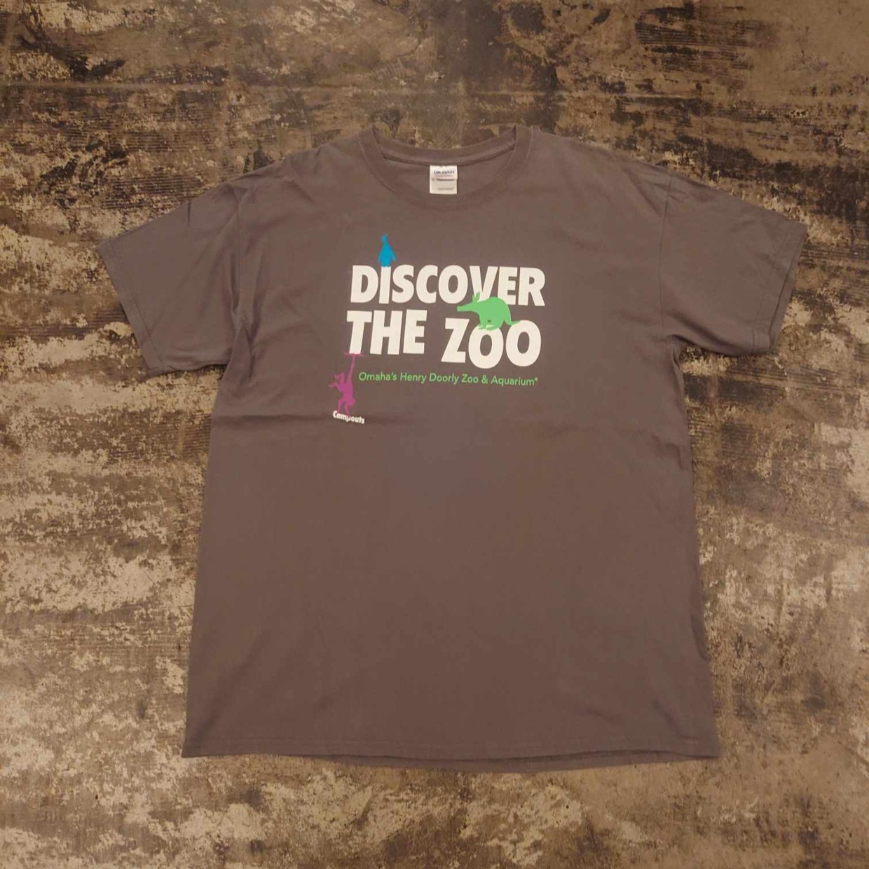 DISCOVER THE ZOO プリントTシャツ　 #和歌山古着