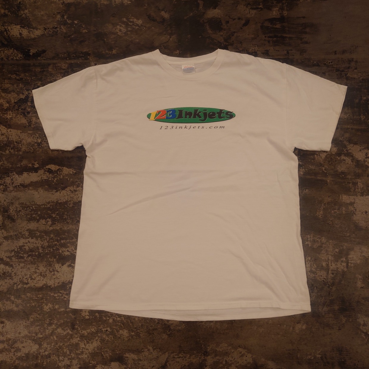 Hanes HEAVYWEIGHT 123Inkjets 企業ロゴTシャツ　 #和歌山古着