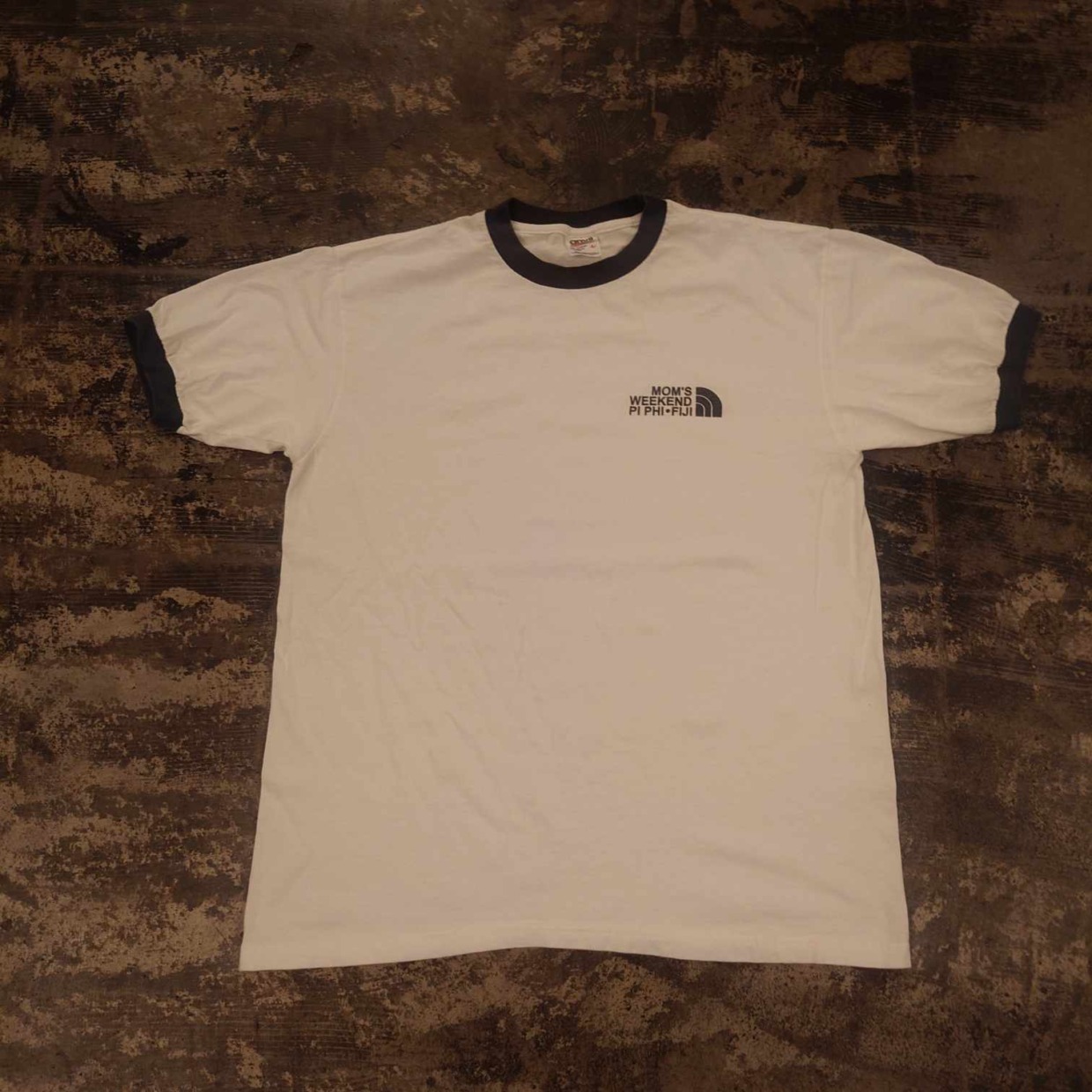 anvil リンガーTシャツ ロゴプリント　 #和歌山古着