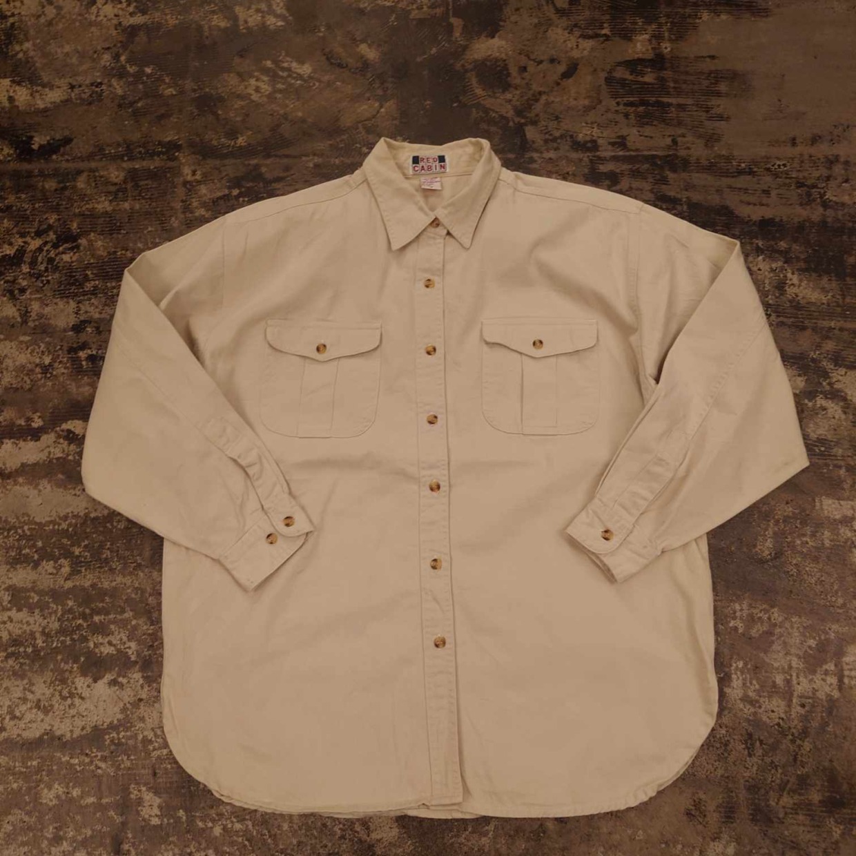 RED CABIN コットン 長袖シャツ　 #和歌山古着