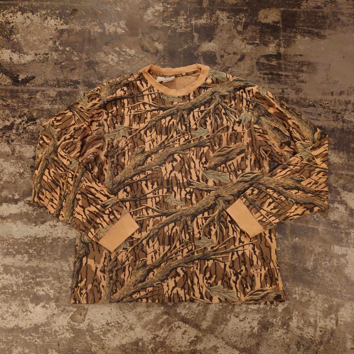 MOSSY OAK USA製 リアルツリーカモ　ロンT　 #和歌山古着