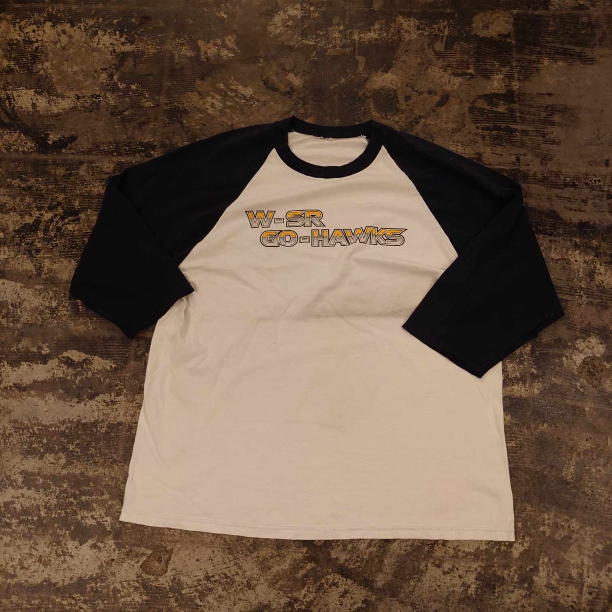 ラグランスリーブ プリントTシャツ　 #和歌山古着