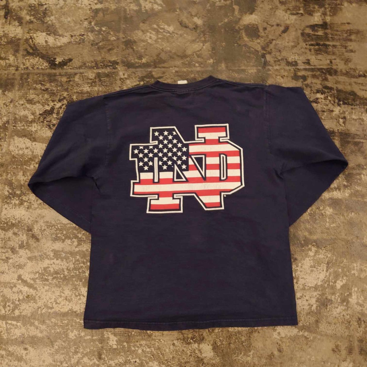 JANSPORT ロンT USAプリント ネイビー　 #和歌山古着