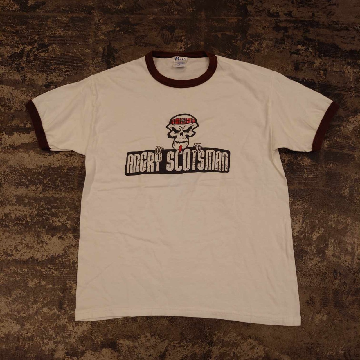 ANGRY SCOTSMAN リンガーTシャツ　 #和歌山古着