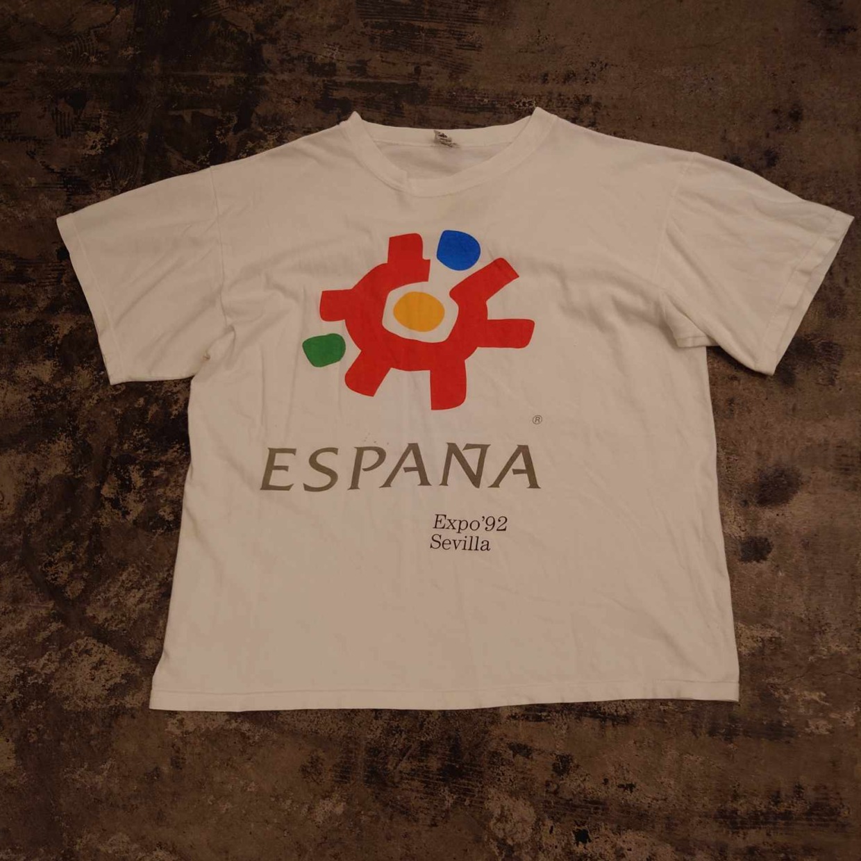 90s ESPANA Expo’92 Sevilla プリントTシャツ　 #和歌山古着