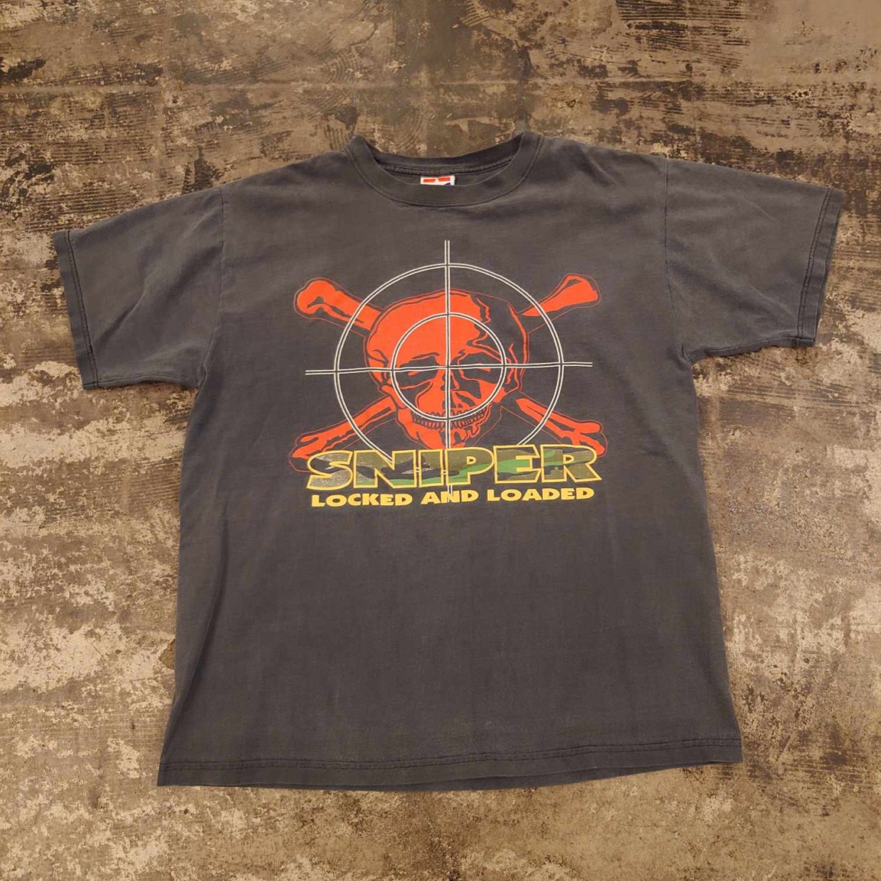 PROPPER USA製 SNIPER LOCKED AND LOADED プリントTシャツ　 #和歌山古着