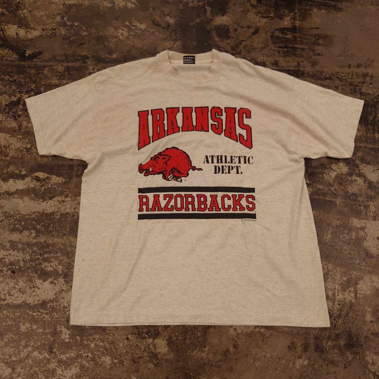 ARKANSAS RAZORBACKS カレッジプリントT　 #和歌山古着