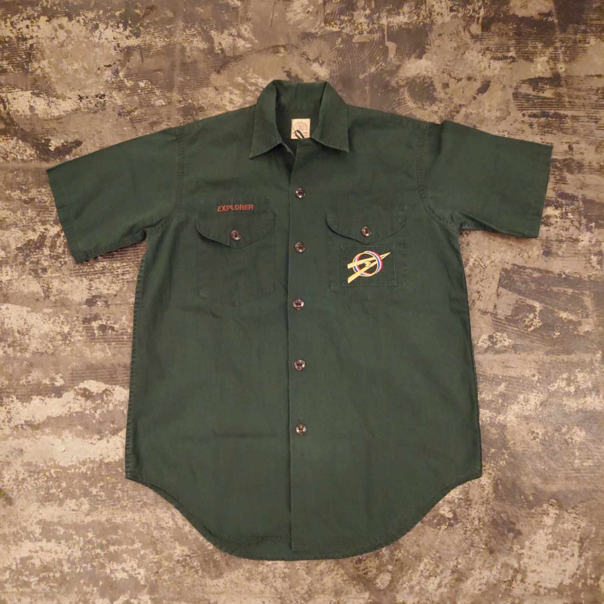 BOY SCOUTS OF AMERICA 半袖ワークシャツ　 #和歌山古着