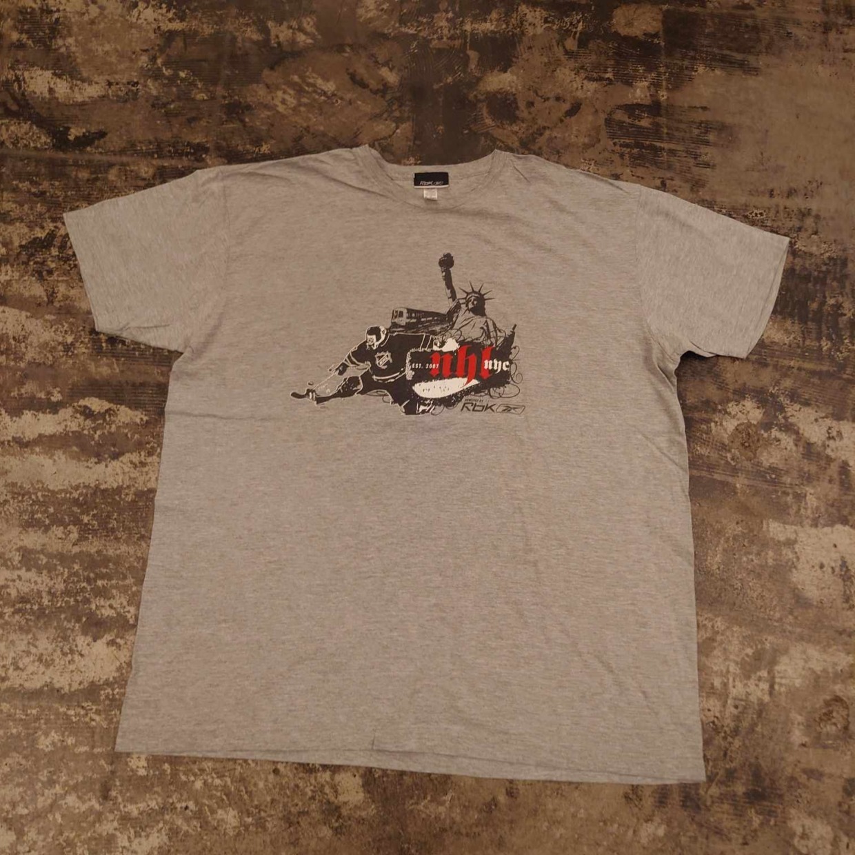 Reebok NHL NYC プリントTシャツ　 #和歌山古着
