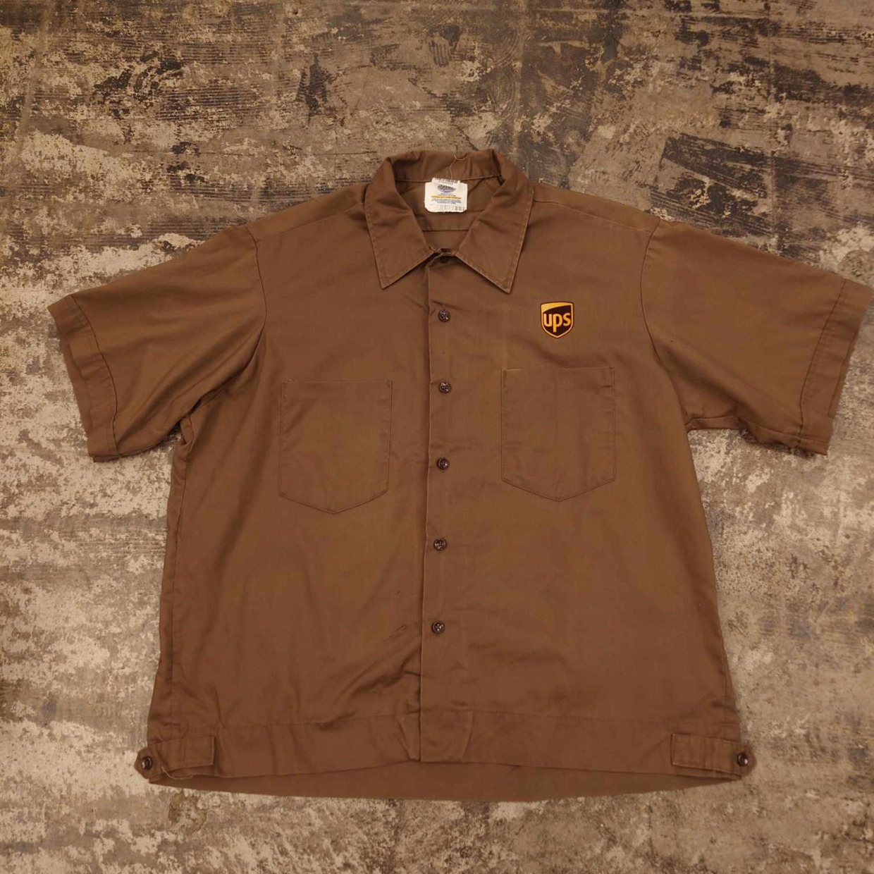 UPS ワークシャツ 半袖シャツ USA製　＃和歌山古着屋