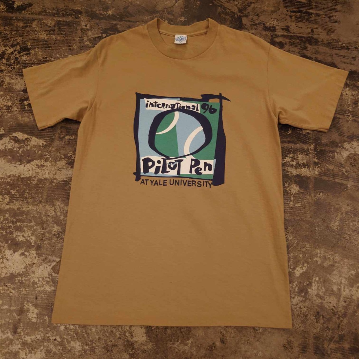 90s PILOT PEN YALE UNIVERSITY プリントTシャツ　 #和歌山古着